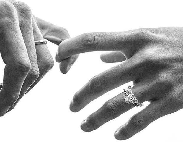 O anel de noivado moissanite é uma opção para quem quer economizar (Foto: Instagram / Tiffany & Co)